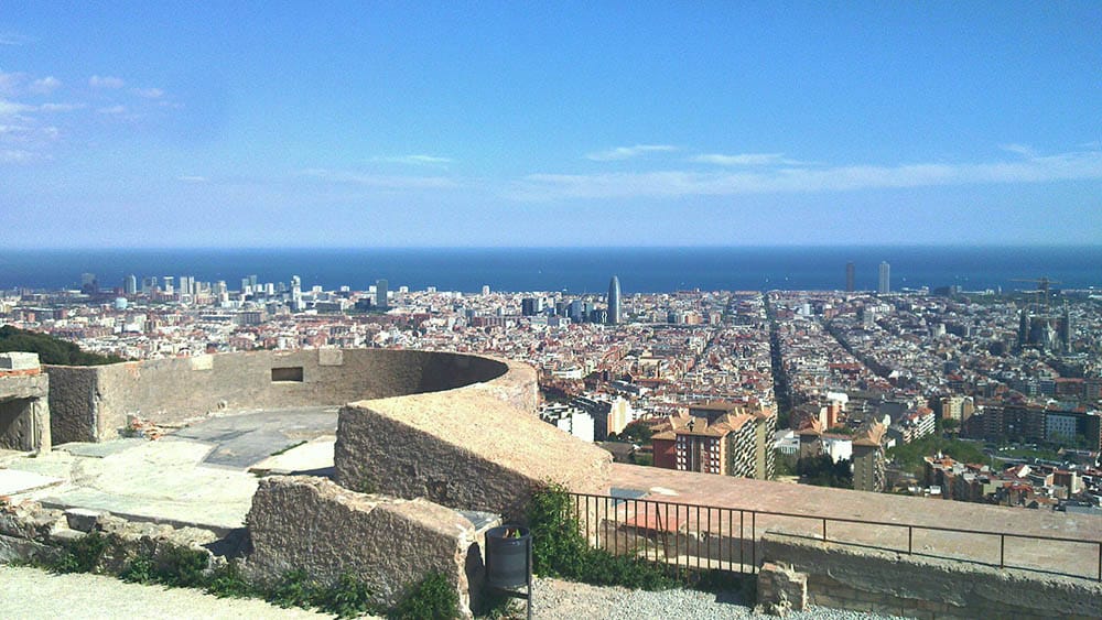 turó de la rovira - bateries antiaeries